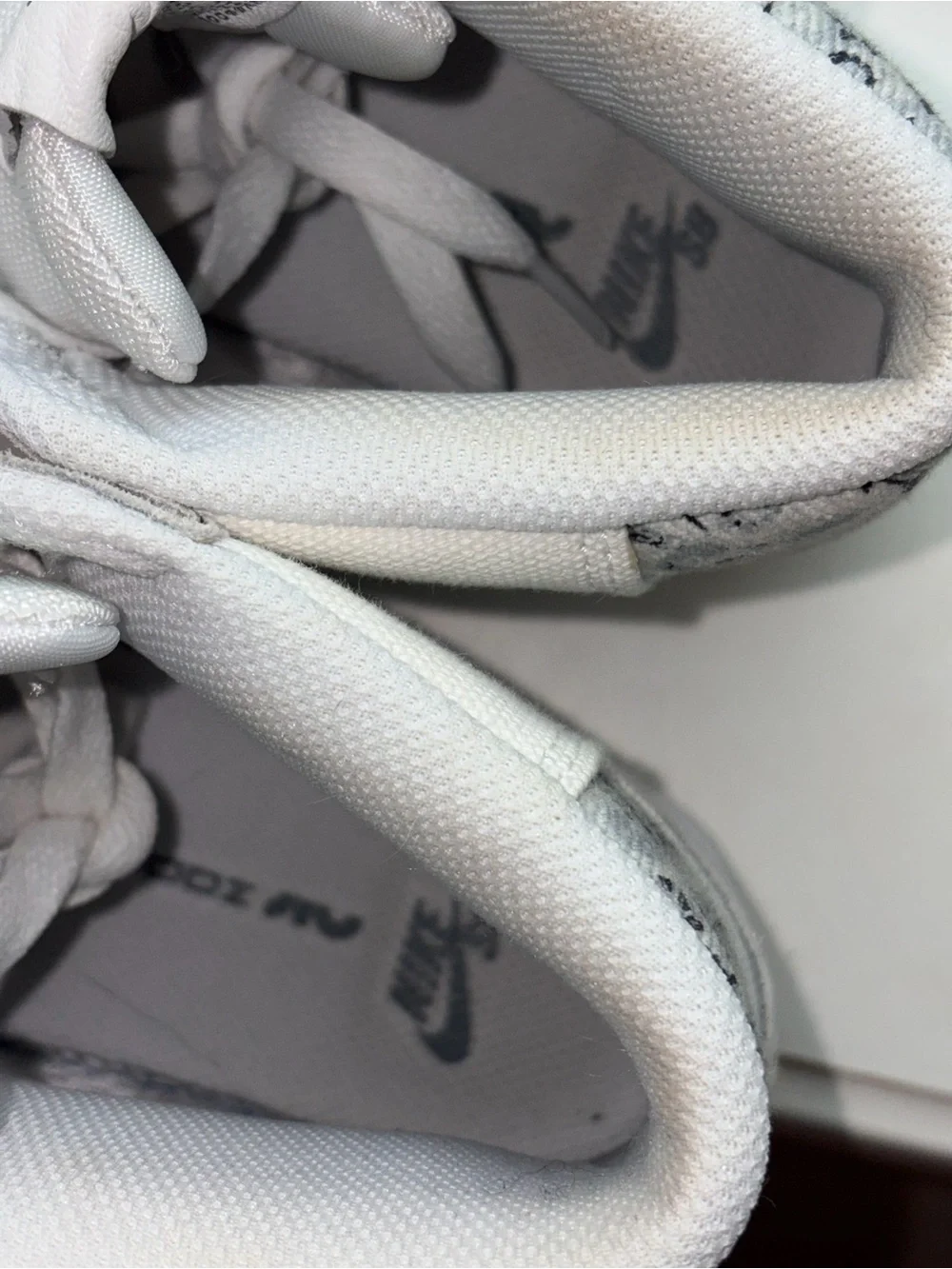 Nike SB Light Gray/White Skate Shoe Insole